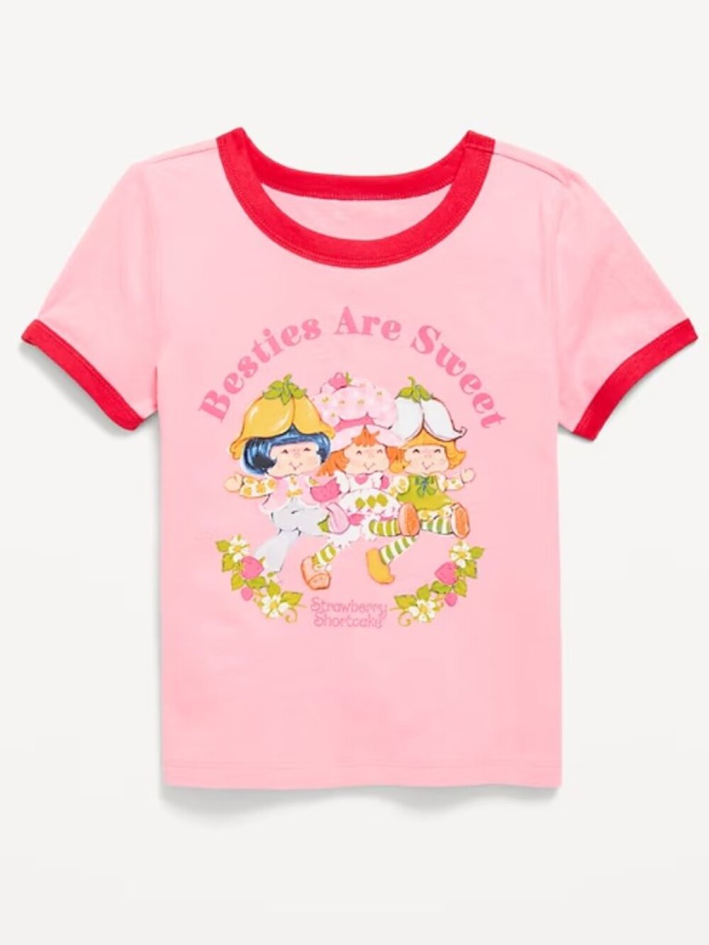 Strawberry Shortcake™ Ringer Graphic T-Shirt for Girls